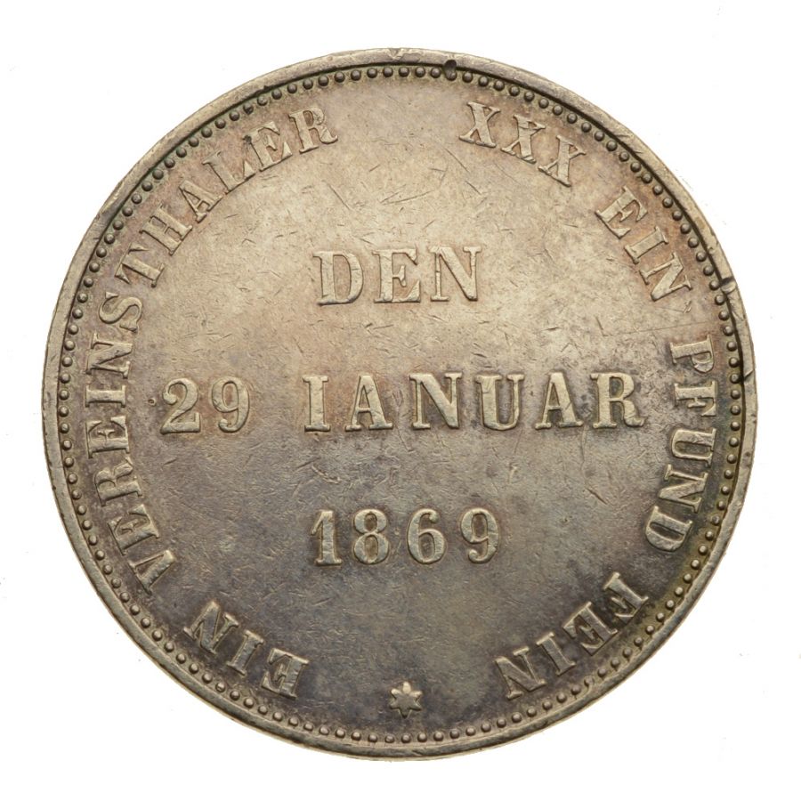 Niemcy - Saksonia-Coburg-Gotha - Talar 1869 B - Ernest II