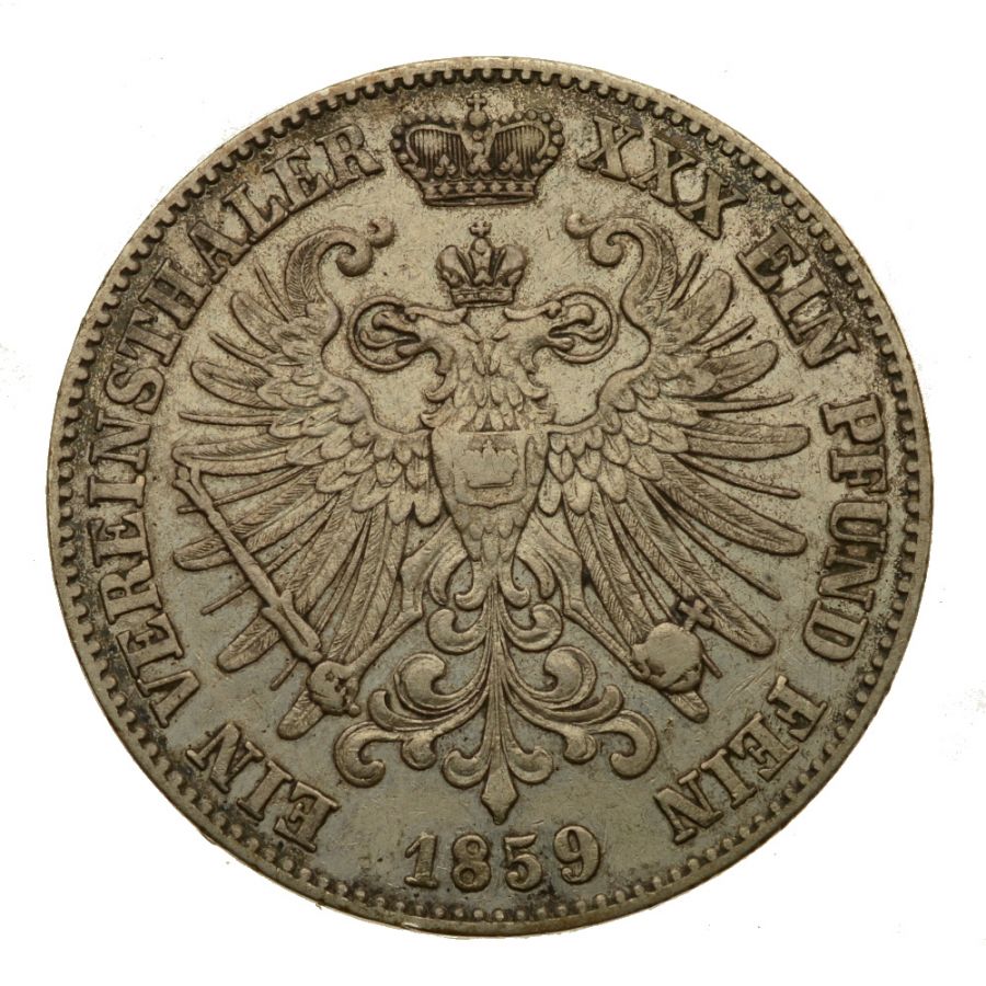 Niemcy - Schwarzburg-Sondershausen - Talar 1859 A - Gunther Fryderyk