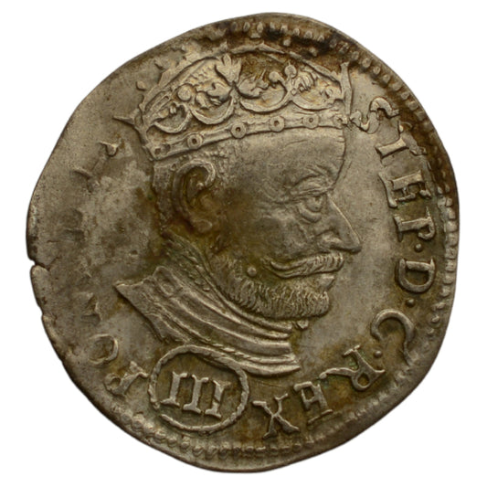 Stefan Batory - Trojak litewski 1580 r. (Wilno)