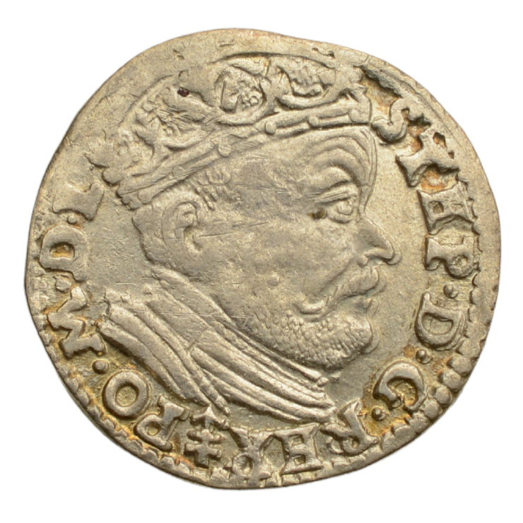Stefan Batory – Trojak litewski 1585 r. (Wilno) (2)