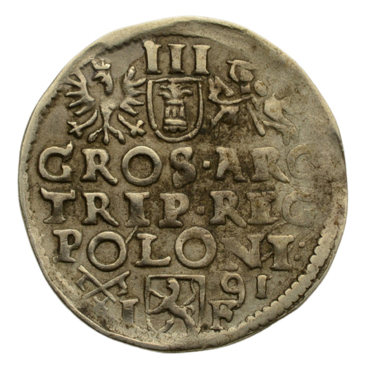 Zygmunt III Waza - Trojak 1591 r. (Poznan)